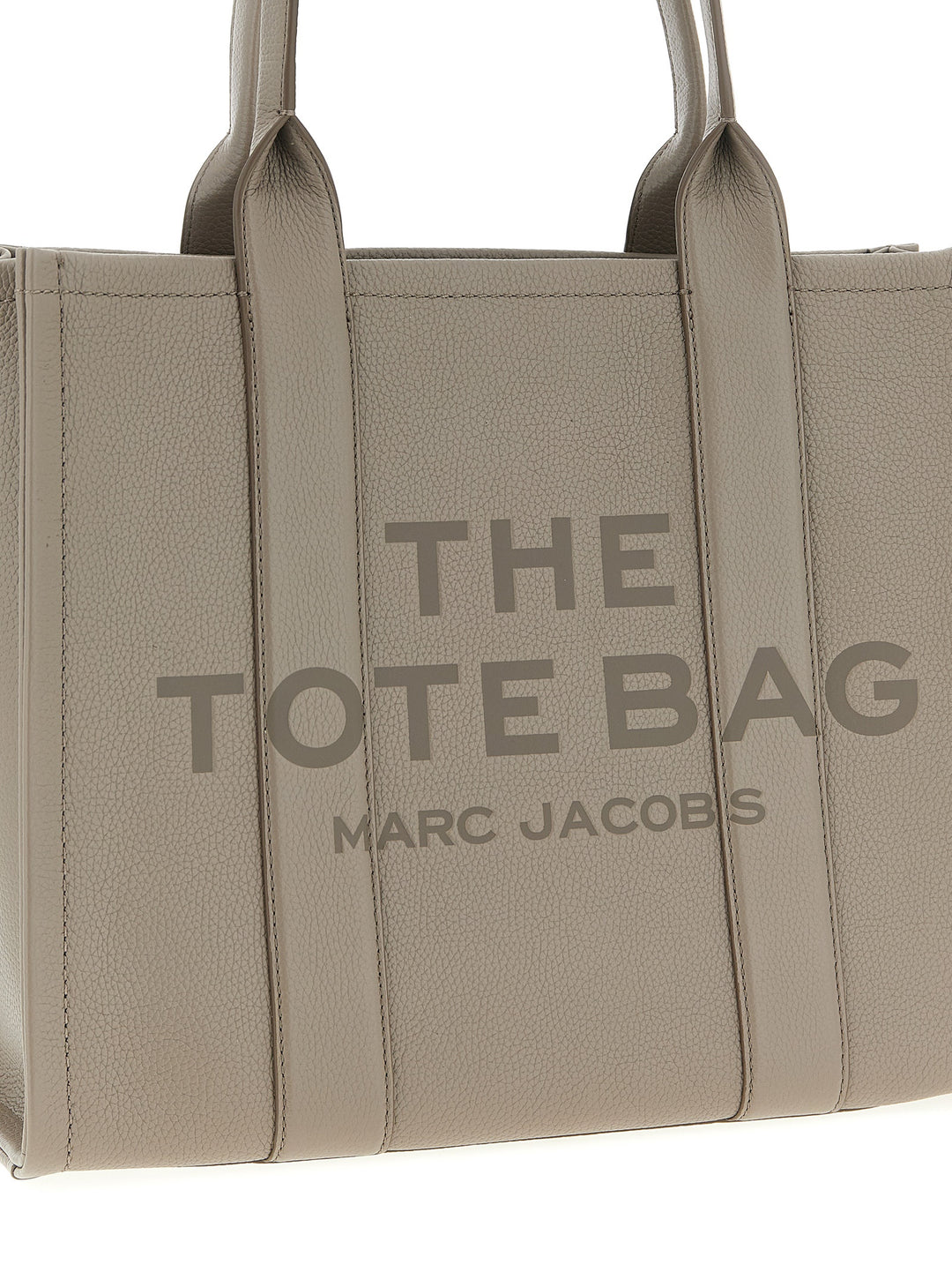 Marc Jacobs The Leather Large Tote Tote Bag - Gray | ef104fb20599f2e1345f0d6960ba02755983d471