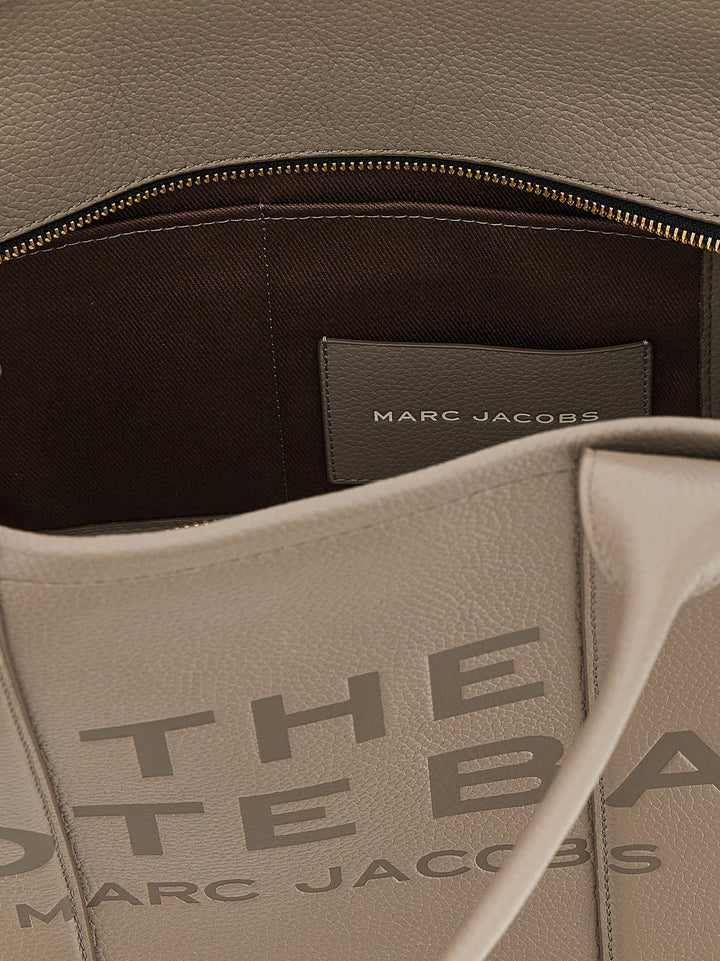 Marc Jacobs The Leather Large Tote Tote Bag - Gray | ce93d5d707dbe88c872ce781721faf23775f8a8e