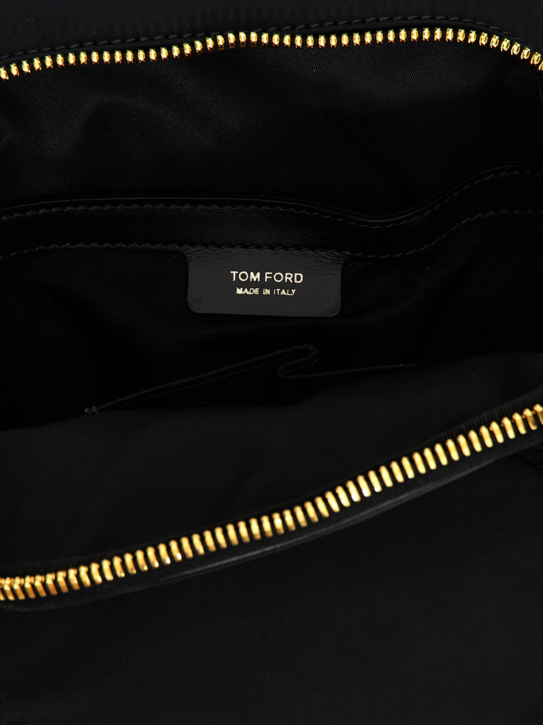 Logo Nylon Shoulder Strap Crossbody Bags Black