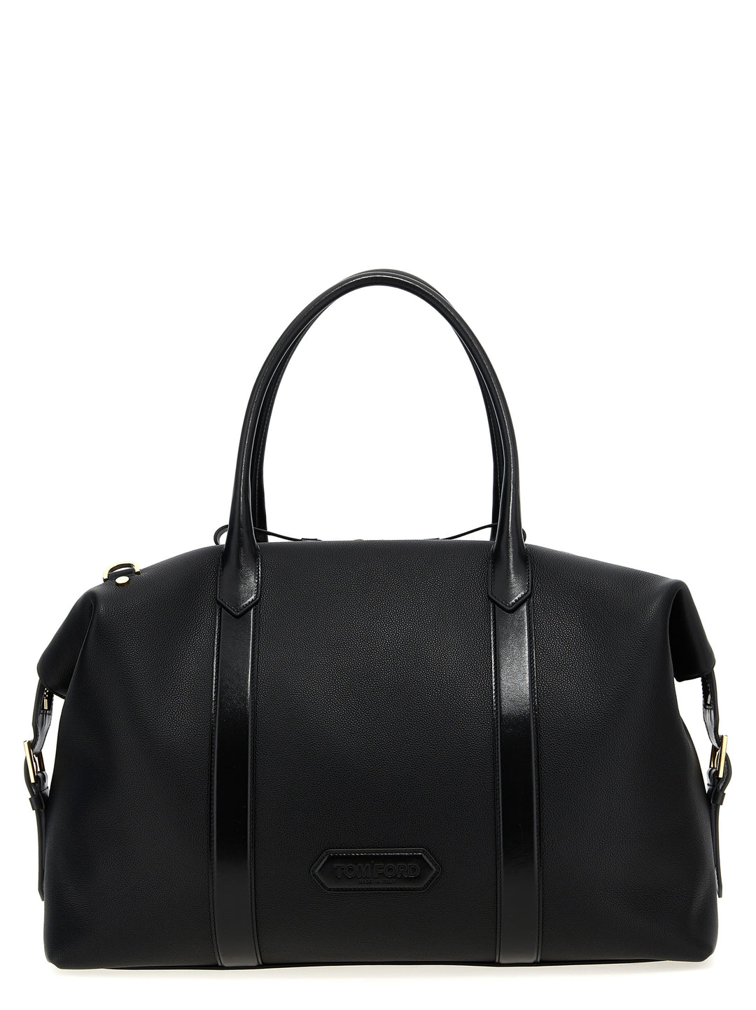 Leather Travel Bag Lifestyle Black