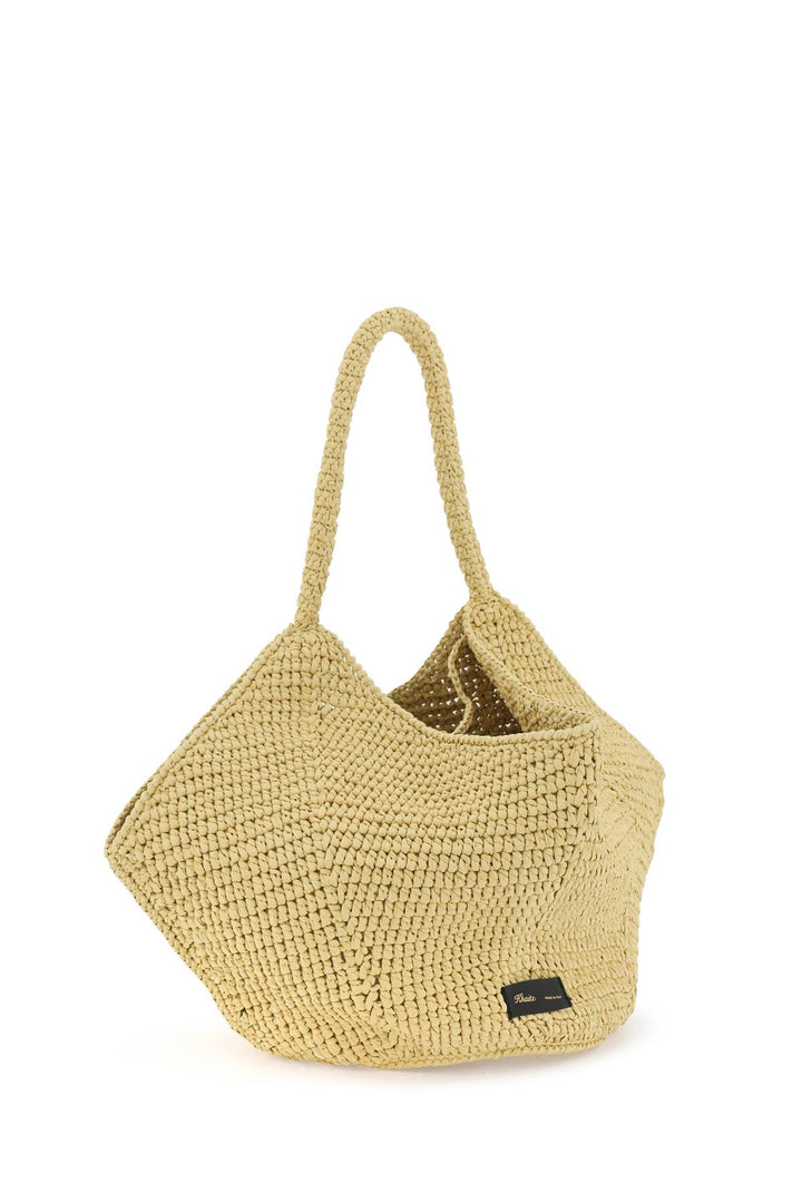 Lotus Raffia Medium Bag