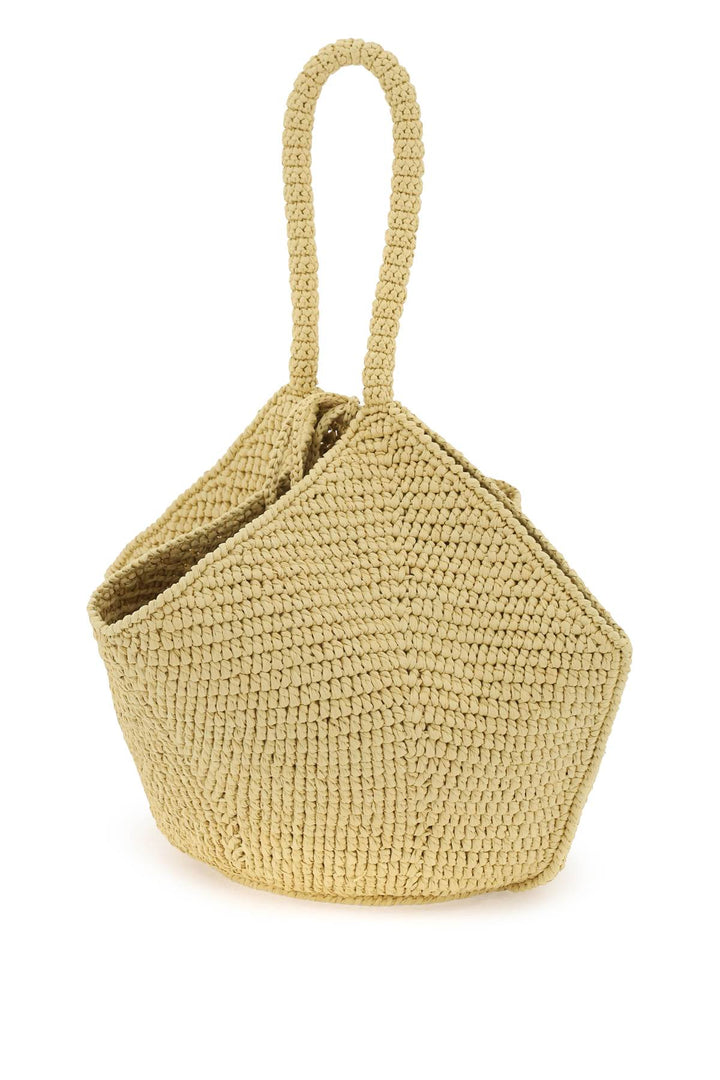 Lotus Raffia Medium Bag