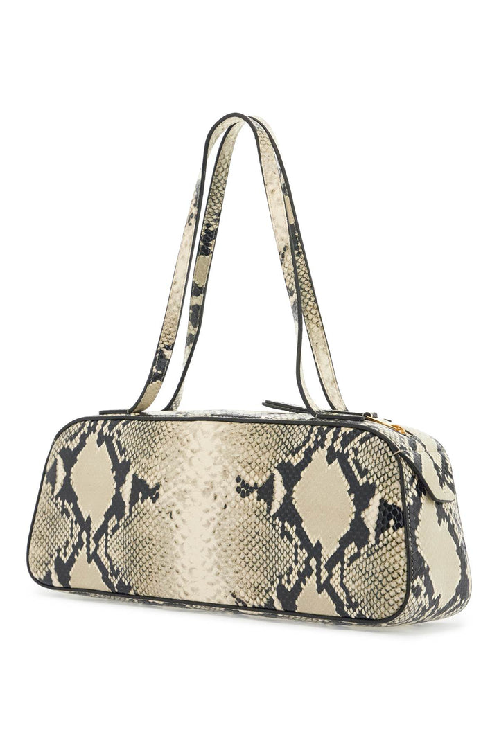 Simona Python Leather Shoulder Bag