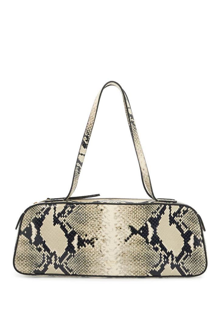 Simona Python Leather Shoulder Bag