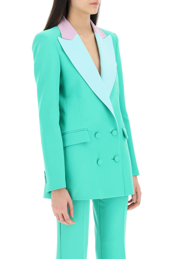 'Bianca' Double Breasted Blazer In Neo Crepe