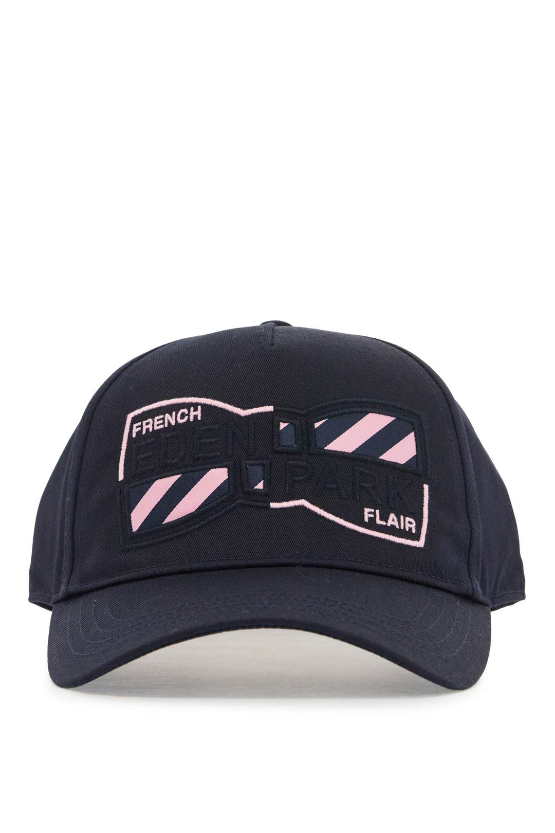 Baseball Cap With Bow Tie Embroidery