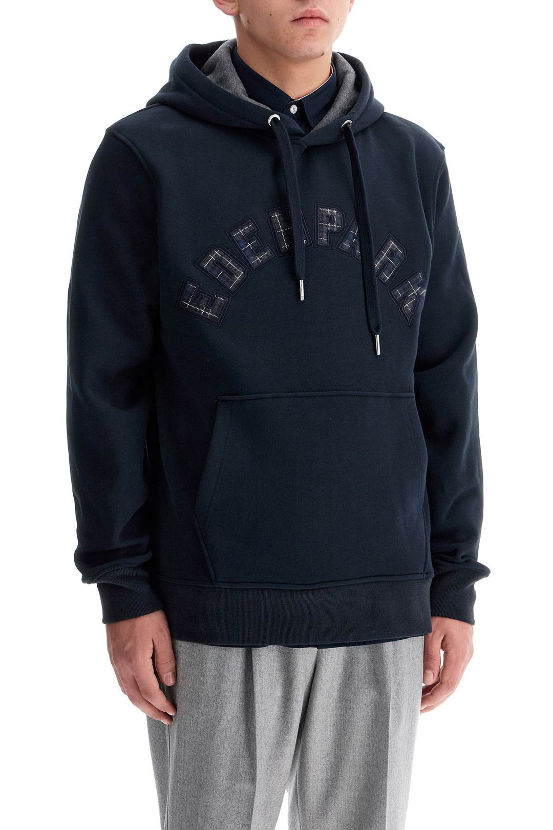 Hooded Sweatshirt With Logo Patch