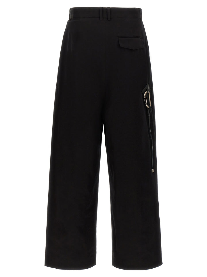 Low Crotch Pants Black