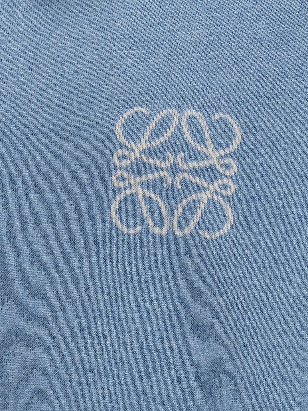 Logo Hooded Sweater Sweater, Cardigans Light Blue