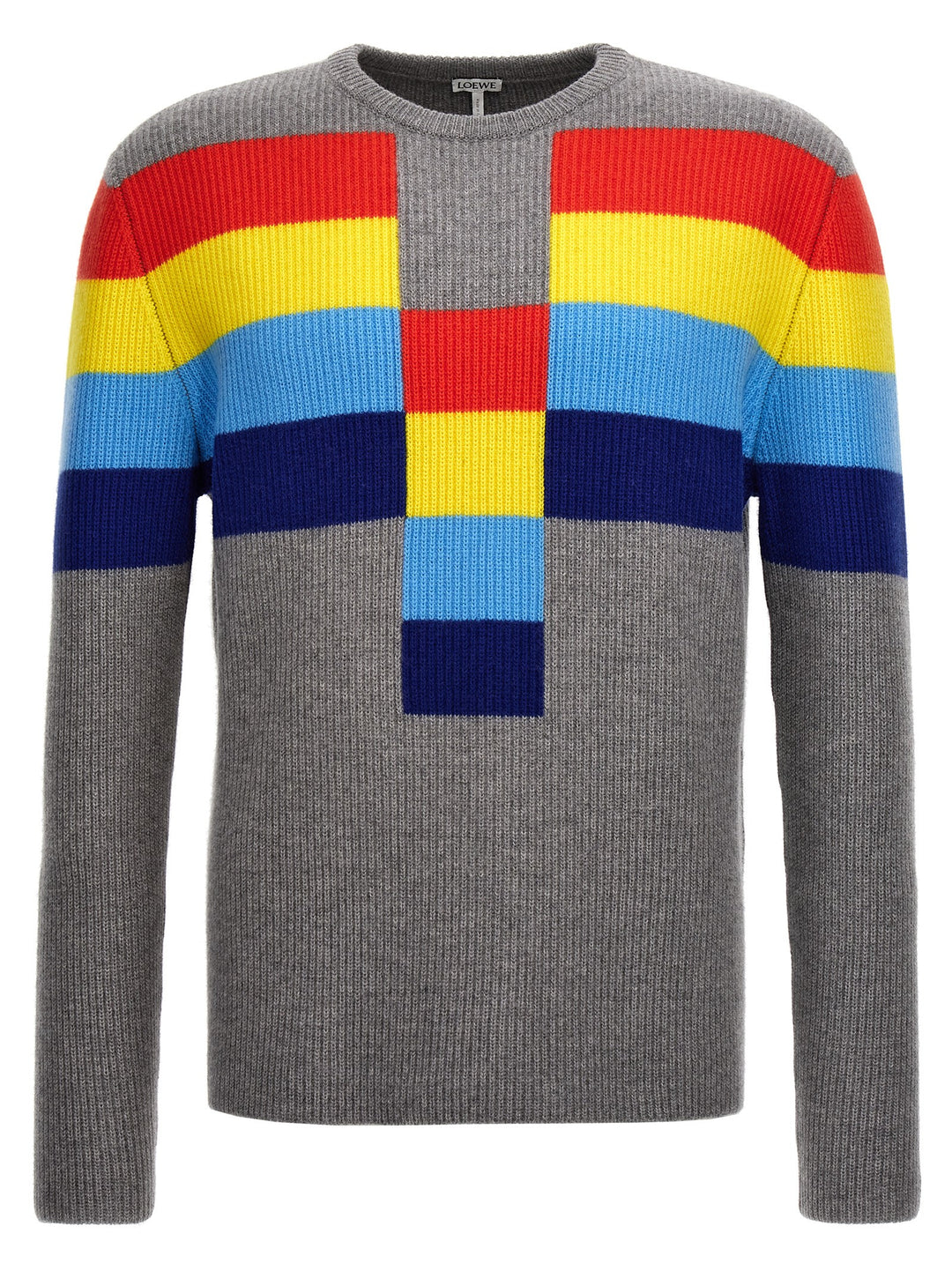 Colorblock Sweater Sweater, Cardigans Multicolor