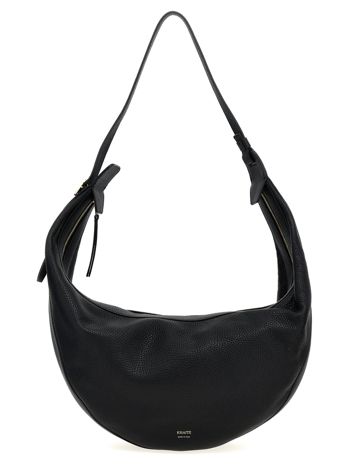 Augustina Hobo Shoulder Bags Black