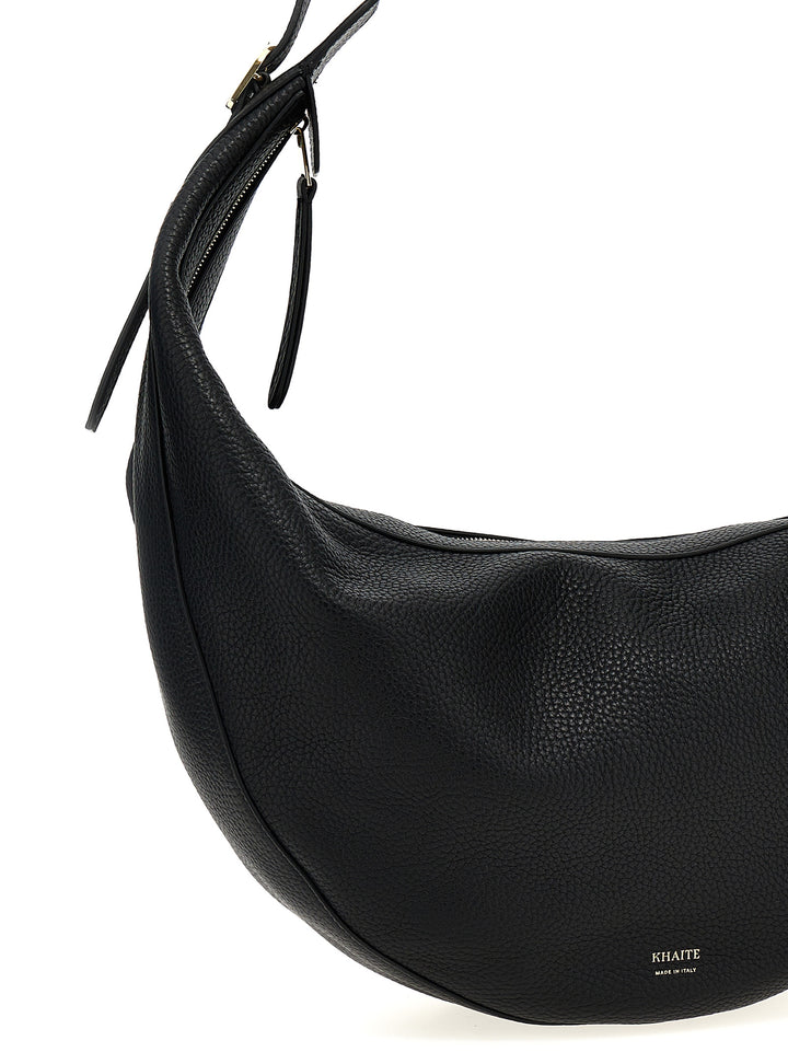 Augustina Hobo Shoulder Bags Black