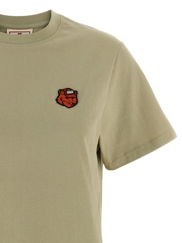 Maison Kitsune Fox Head T-shirt - Green | b597a43582c5de43de8d55e5c6cb3b1821f4d161