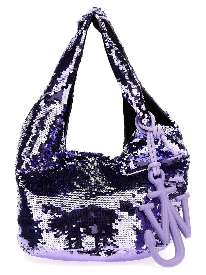 Mini Sequin Tote Bag Purple