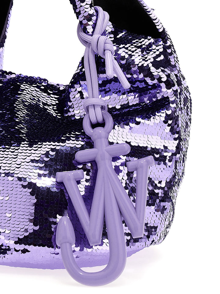 Mini Sequin Tote Bag Purple