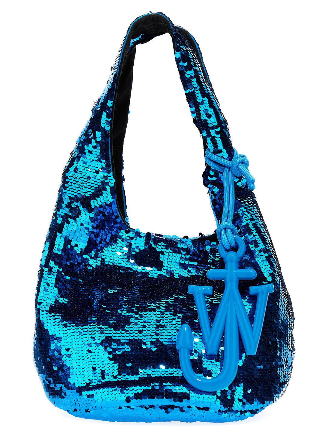 Mini Sequin Tote Bag Blue