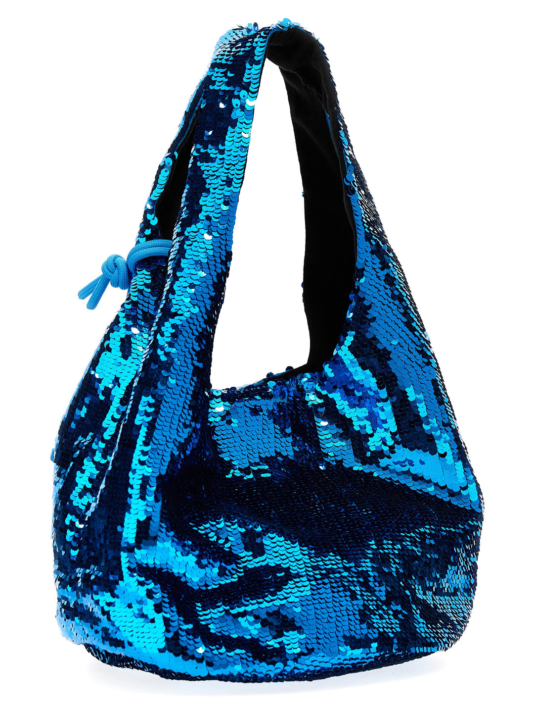 Mini Sequin Tote Bag Blue