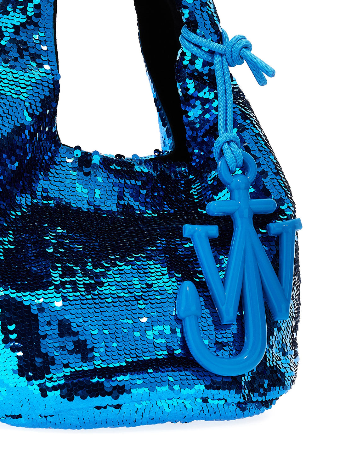 Mini Sequin Tote Bag Blue