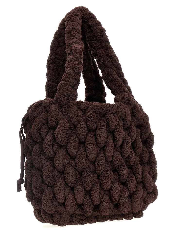 Blanket Small Tote Bag Brown