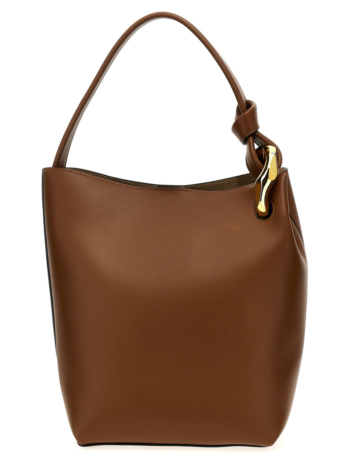 The Jwa Corner Bucket Tote Bag Brown