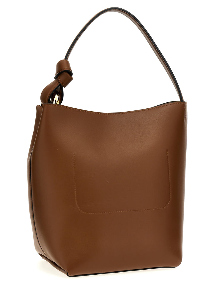 The Jwa Corner Bucket Tote Bag Brown