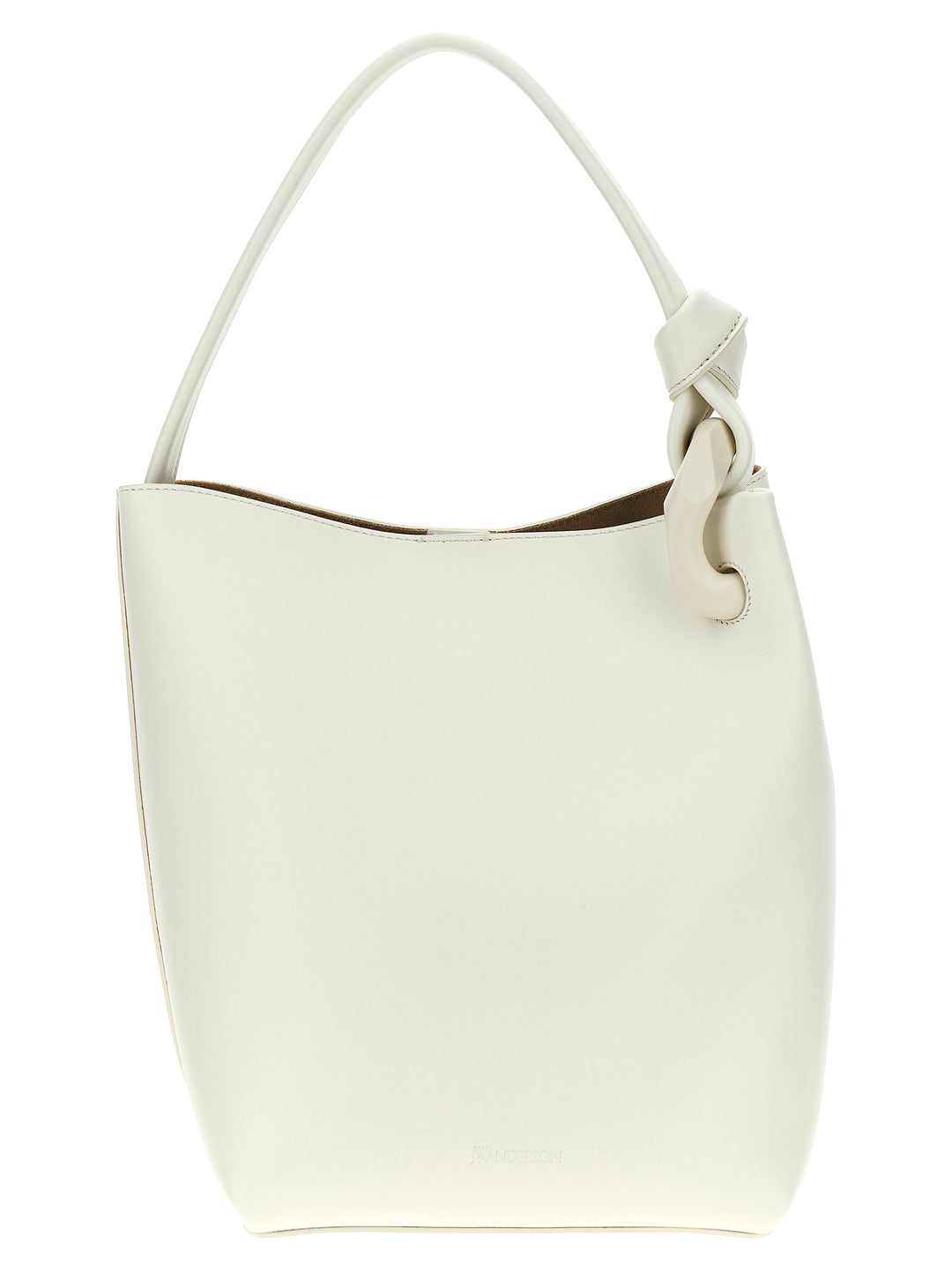 The Jwa Corner Bucket Tote Bag White