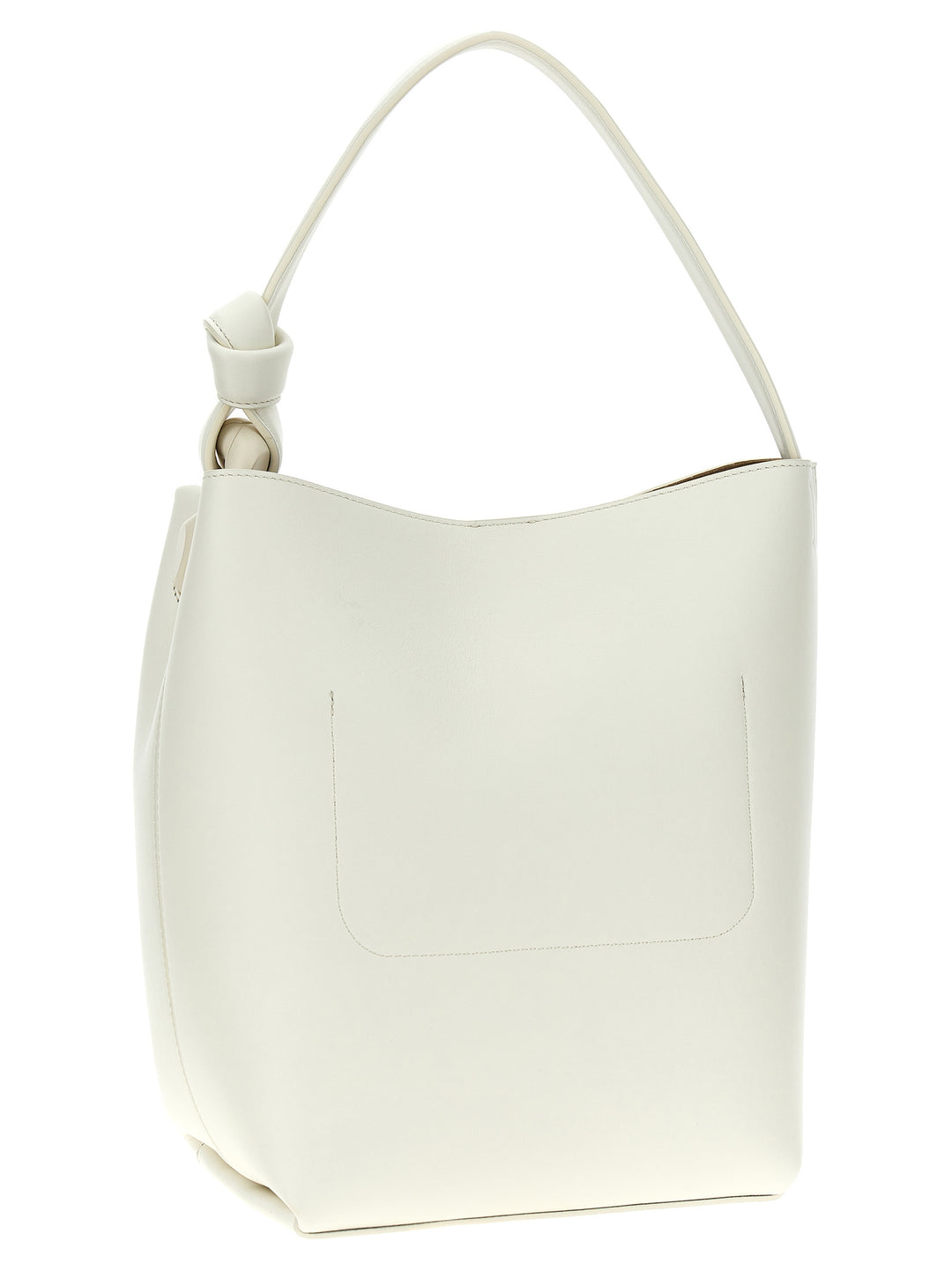 The Jwa Corner Bucket Tote Bag White