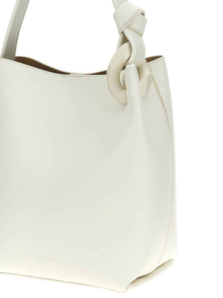 The Jwa Corner Bucket Tote Bag White