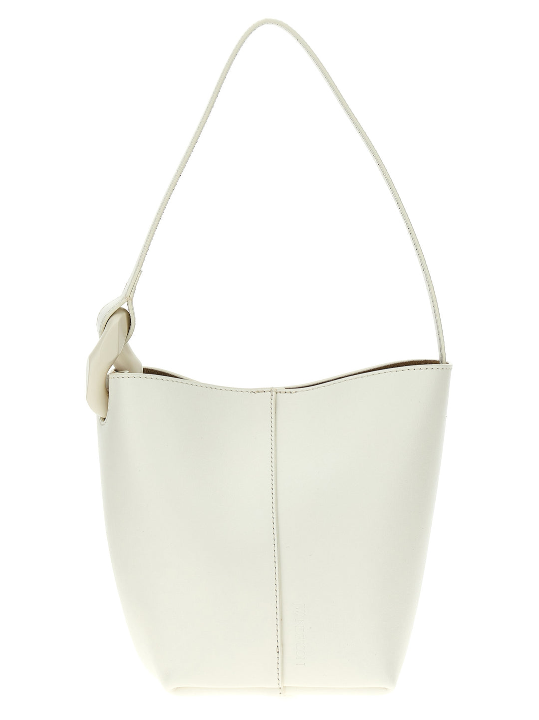 The Jwa Corner Small Bucket Hand Bags White