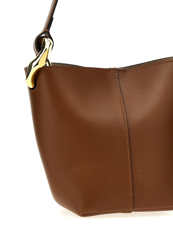 The Jwa Corner Small Bucket Hand Bags Brown