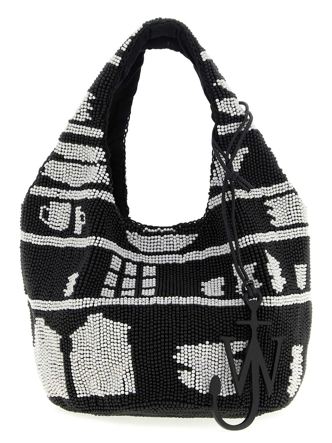 J.W. Anderson Beaded Tote Bag - White/Black | a54176e49217b642cd53827ace6d29ab5b749330
