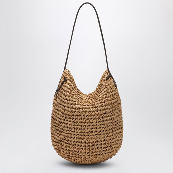 Small Bulb Bag In Natural Raffia