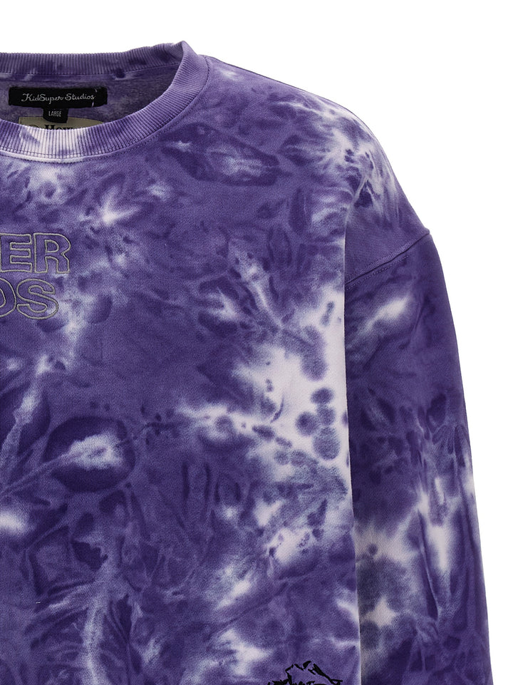 Dyed Super Crewneck Sweatshirt Purple