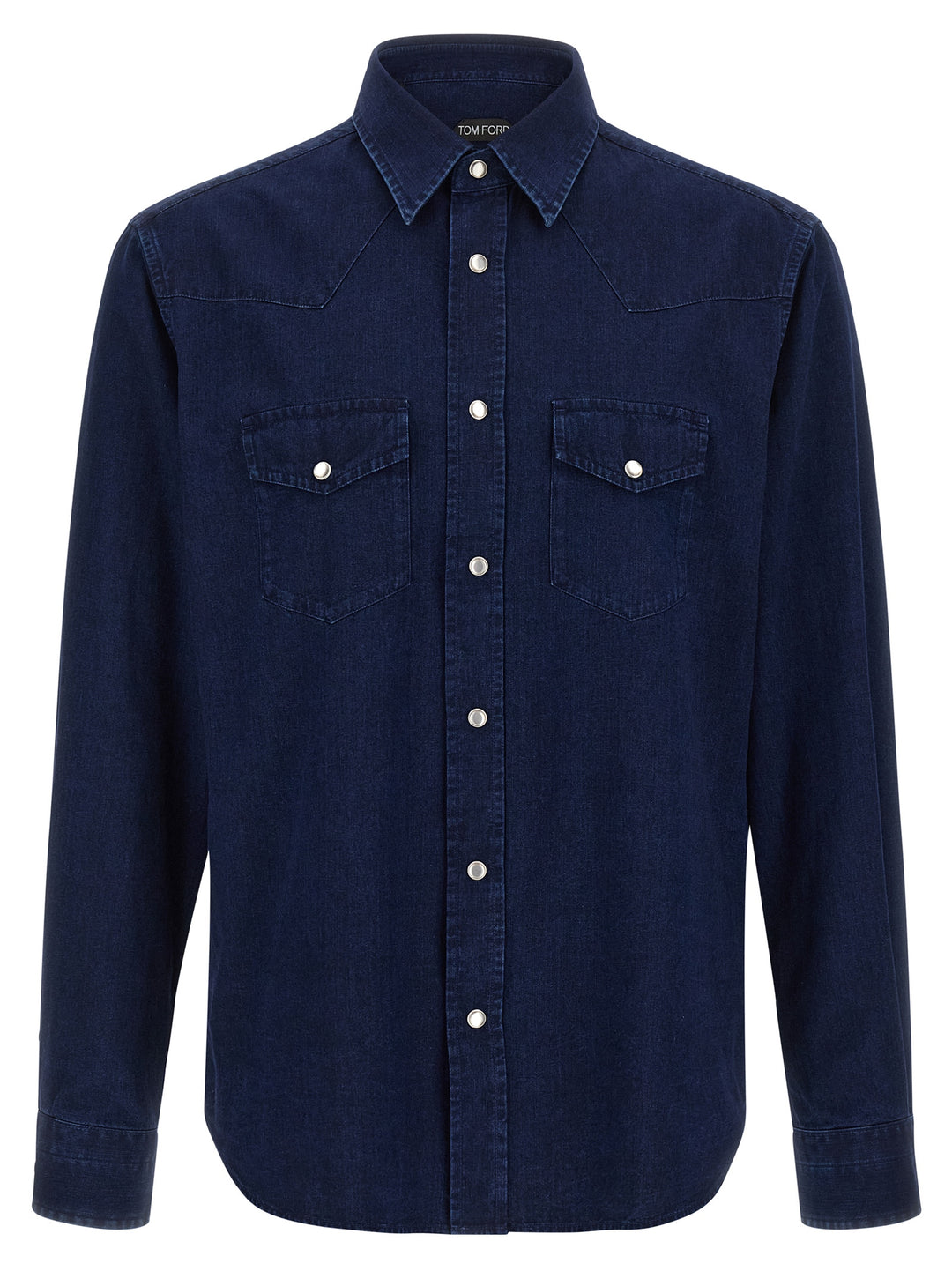 Tom Ford Western Shirt and Blouse - Blue | eeeb795f6c578754192fe94e37172851c6ee6973