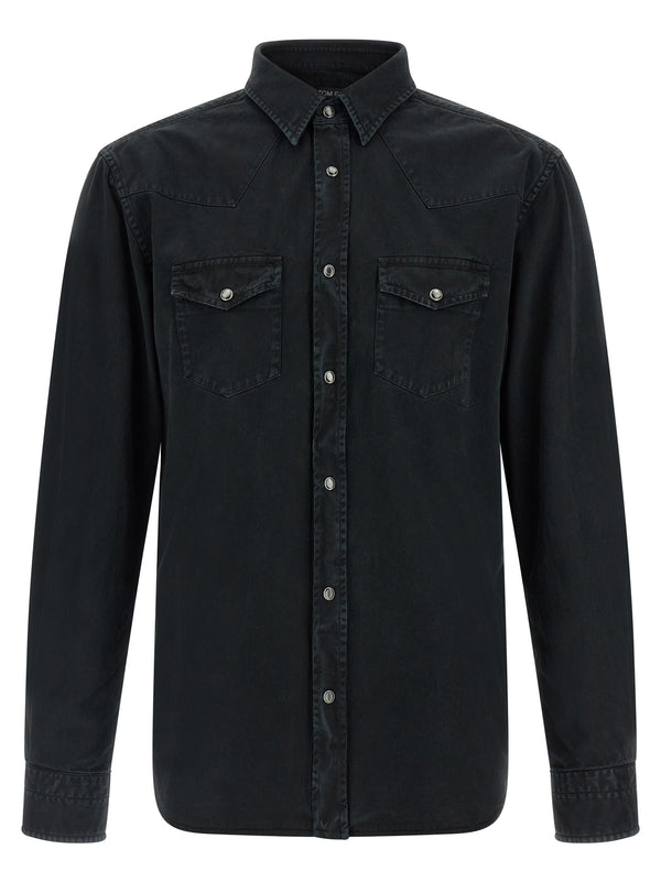 Western Shirt And Blouse Black