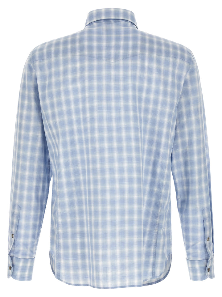 Tom Ford Western Shirt and Blouse - Light Blue | b7f944f54312a0d2051b033ed5d73635c22469b8