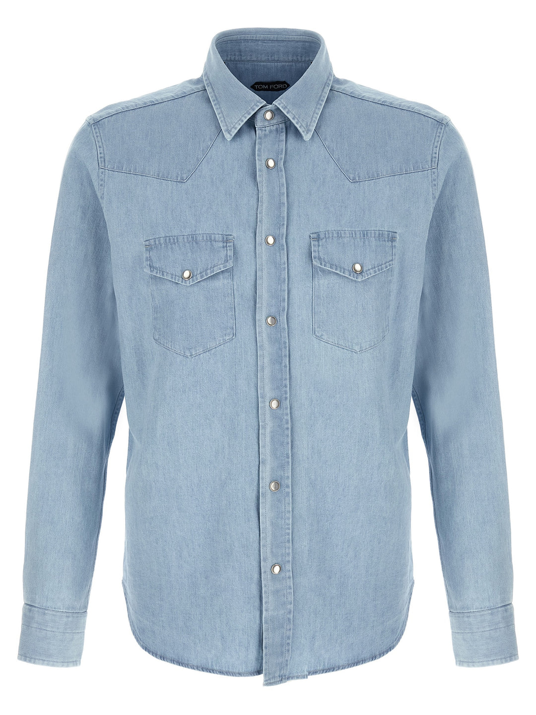 Tom Ford Western Shirt and Blouse - Light Blue | ba70f78d0e26333d81d058888c1b8f215f4ee2ce