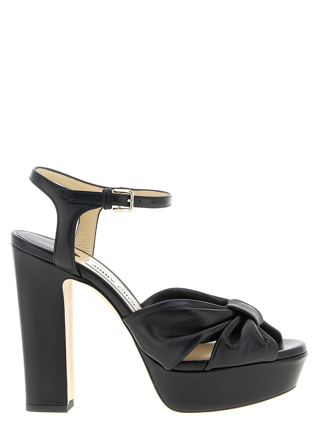 Jimmy Choo Heloise Sandals - Black | ffe6c00a3b5e6b839868cde5110b1f6eeb577edf