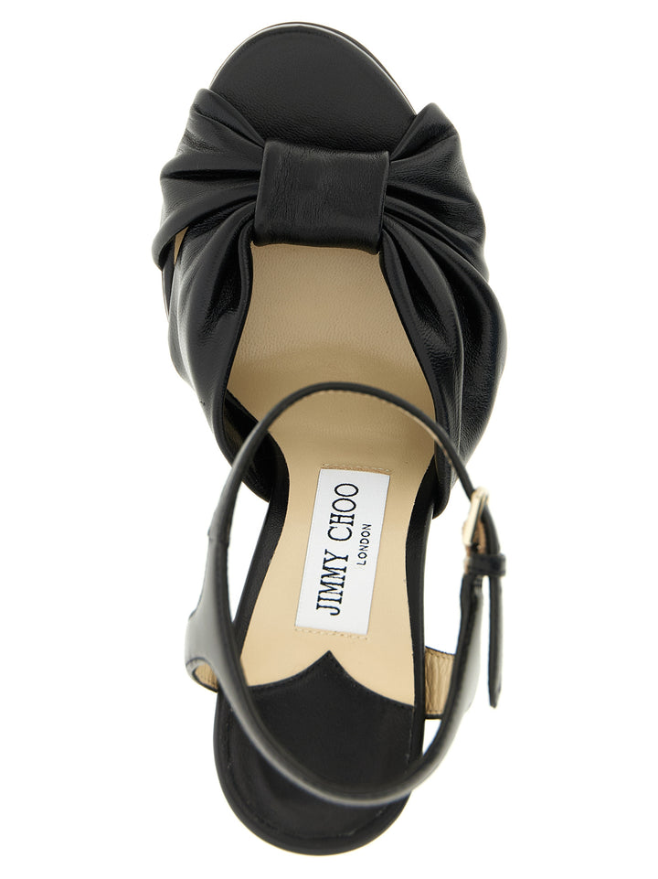 Jimmy Choo Heloise Sandals - Black | 7bc74436a0cacf996cb4a0b38fd496735b1c52fe