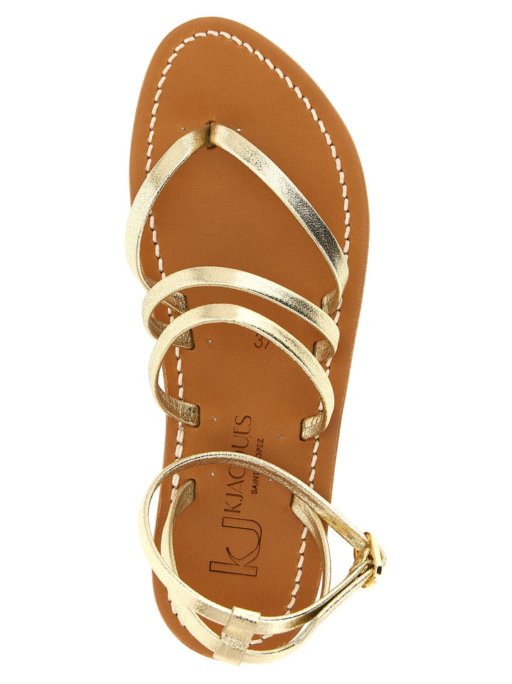 K.Jacques Saint Tropez Hemeree Sandals - Gold | 085704fc205ae463c3631b82e2ffe20d1db36371