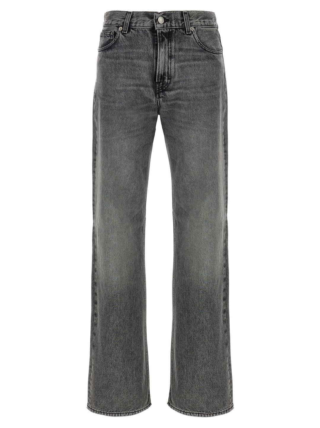 Haikure Korea Flanel Grey Jeans - Gray | 866a72c4ed49310b4c63cabe802229d39287379c