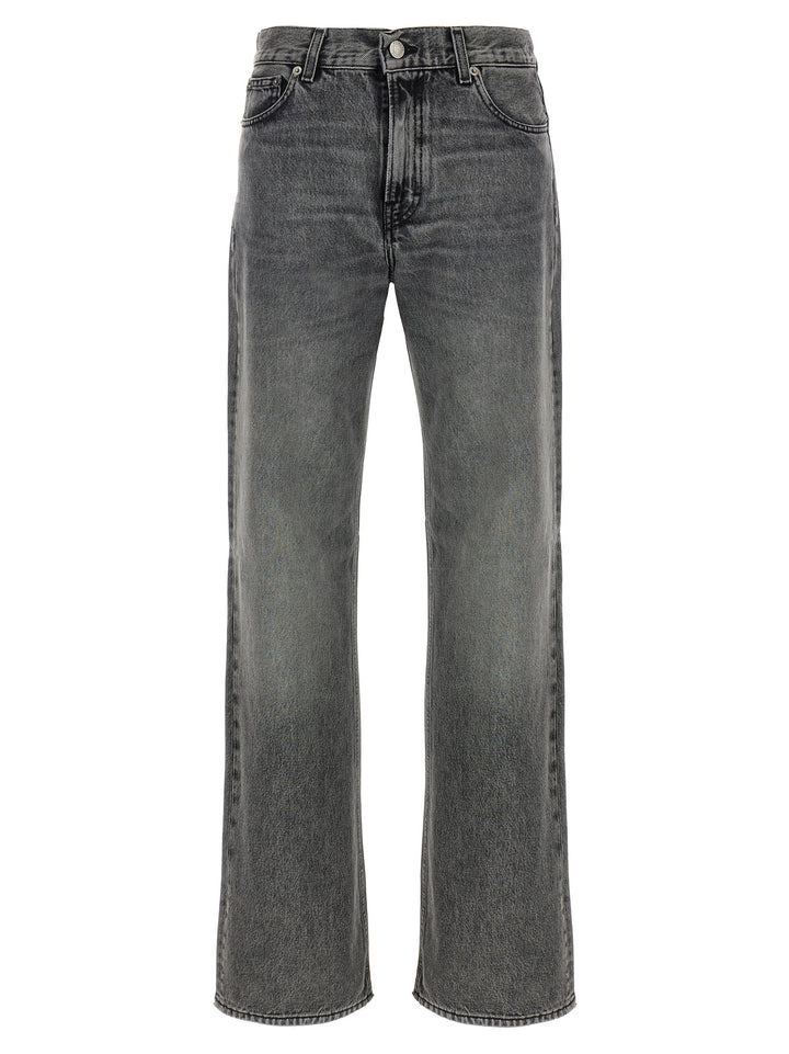 Haikure Korea Flanel Grey Jeans - Gray | 866a72c4ed49310b4c63cabe802229d39287379c