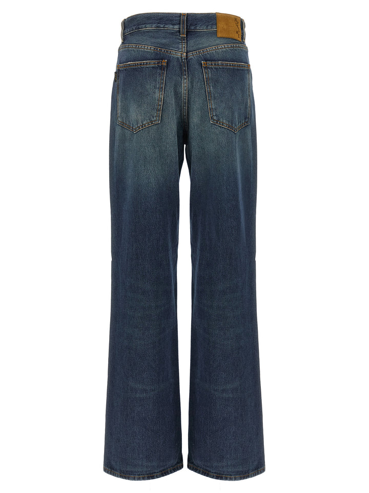 Haikure Korea Intense Blue Jeans - Blue | b0aedd999bc79a1a5b6b8b5e093b3be449d2eb0c
