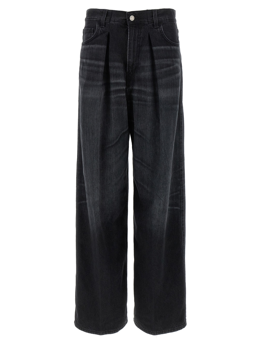 Haikure Candy Black Tencel Jeans - Black | dcadc92fa5125fccd6d21bdf008083c7a1187e7f