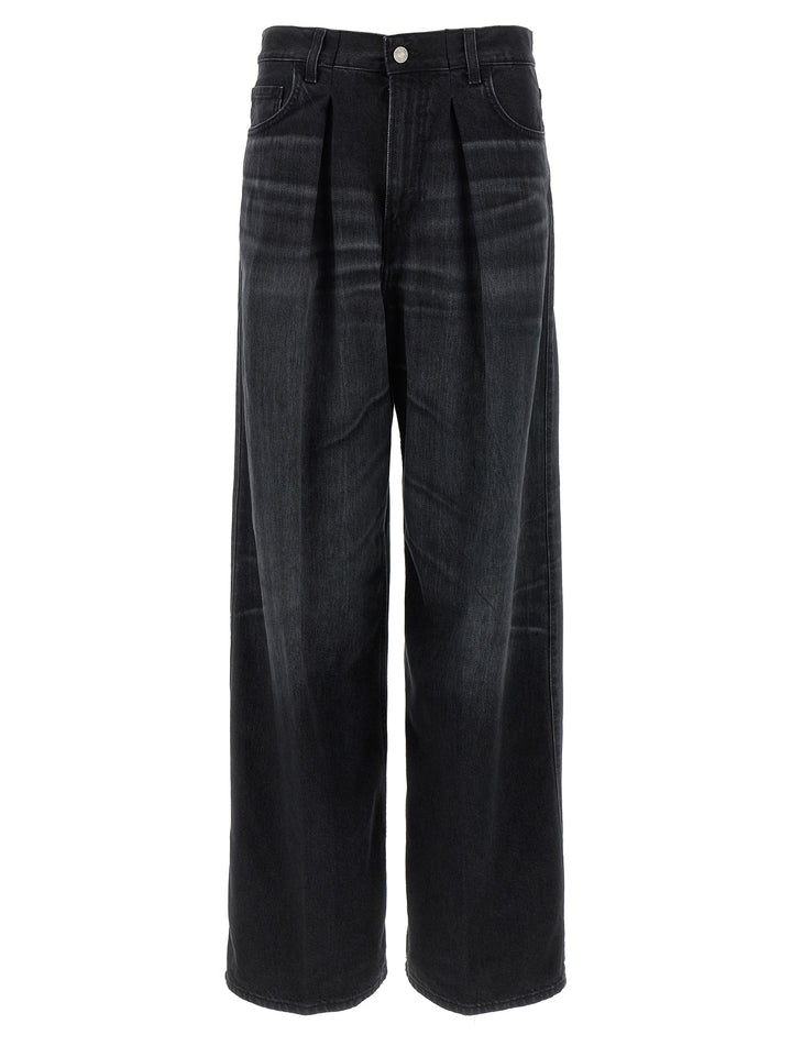 Haikure Candy Black Tencel Jeans - Black | dcadc92fa5125fccd6d21bdf008083c7a1187e7f