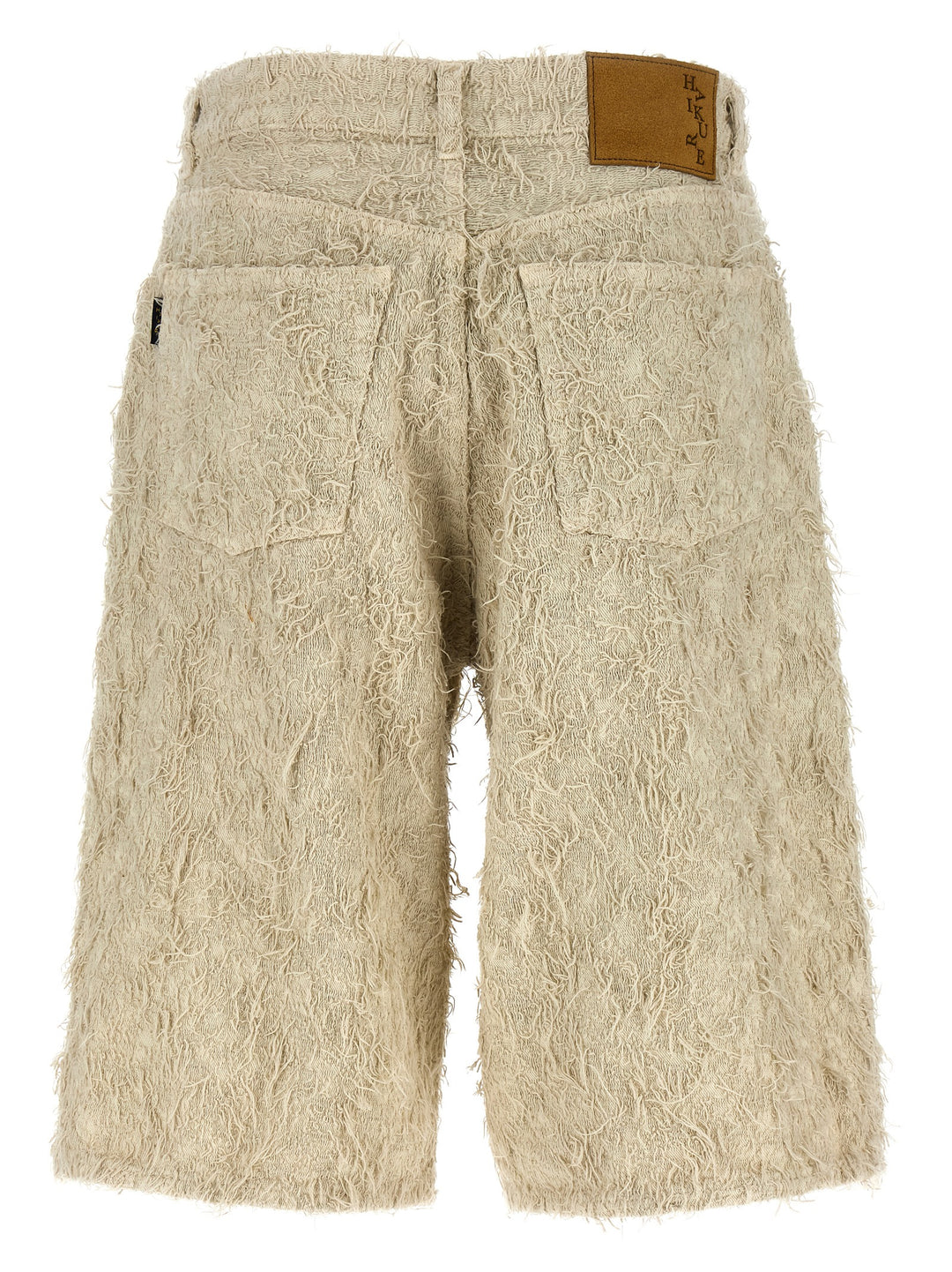 Haikure Becky Fur Denim Bermuda and Short - Beige | c2513800362ce48af76625e782c508de0d73d79f