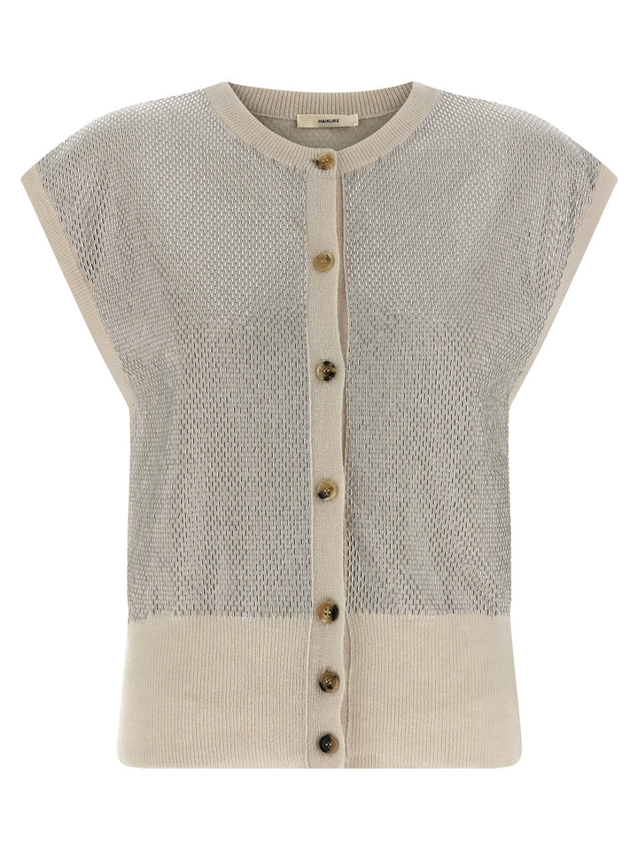 Haikure Kirby Gilet - Beige | a7b27382fded0906f4c120bc82399ba2a6990a14
