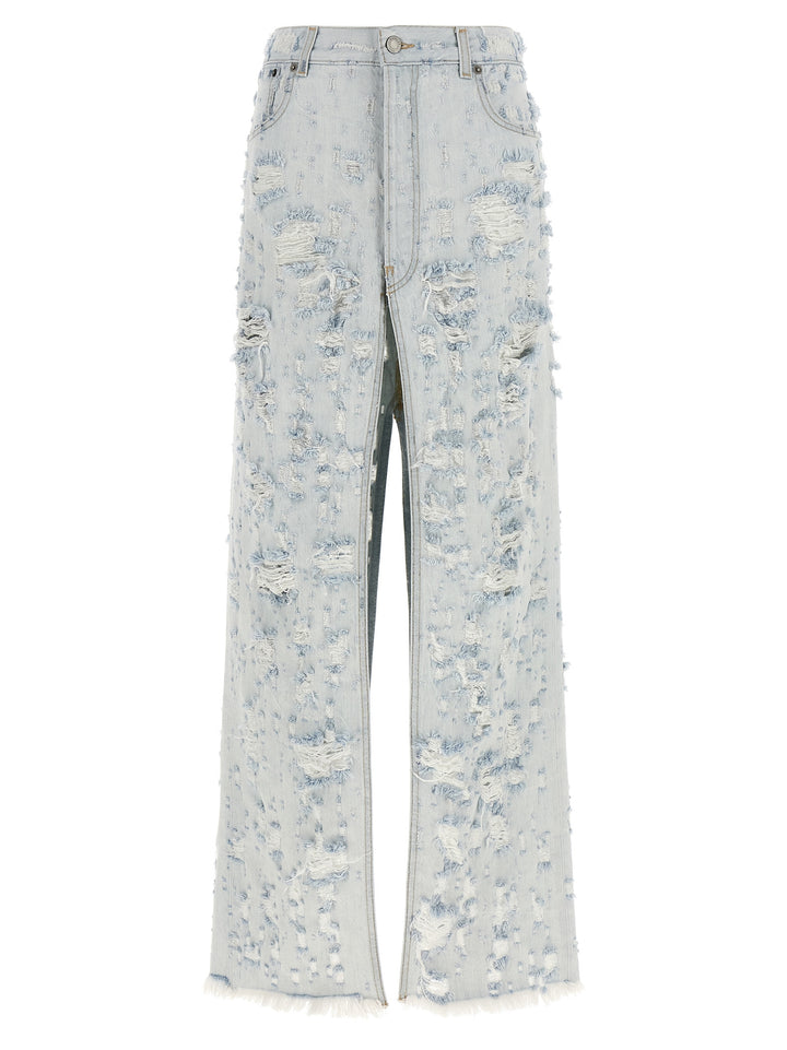 Haikure Gana Skirts - Light Blue | 5a6b9869c728452fcf566de716ae437b70e10db0