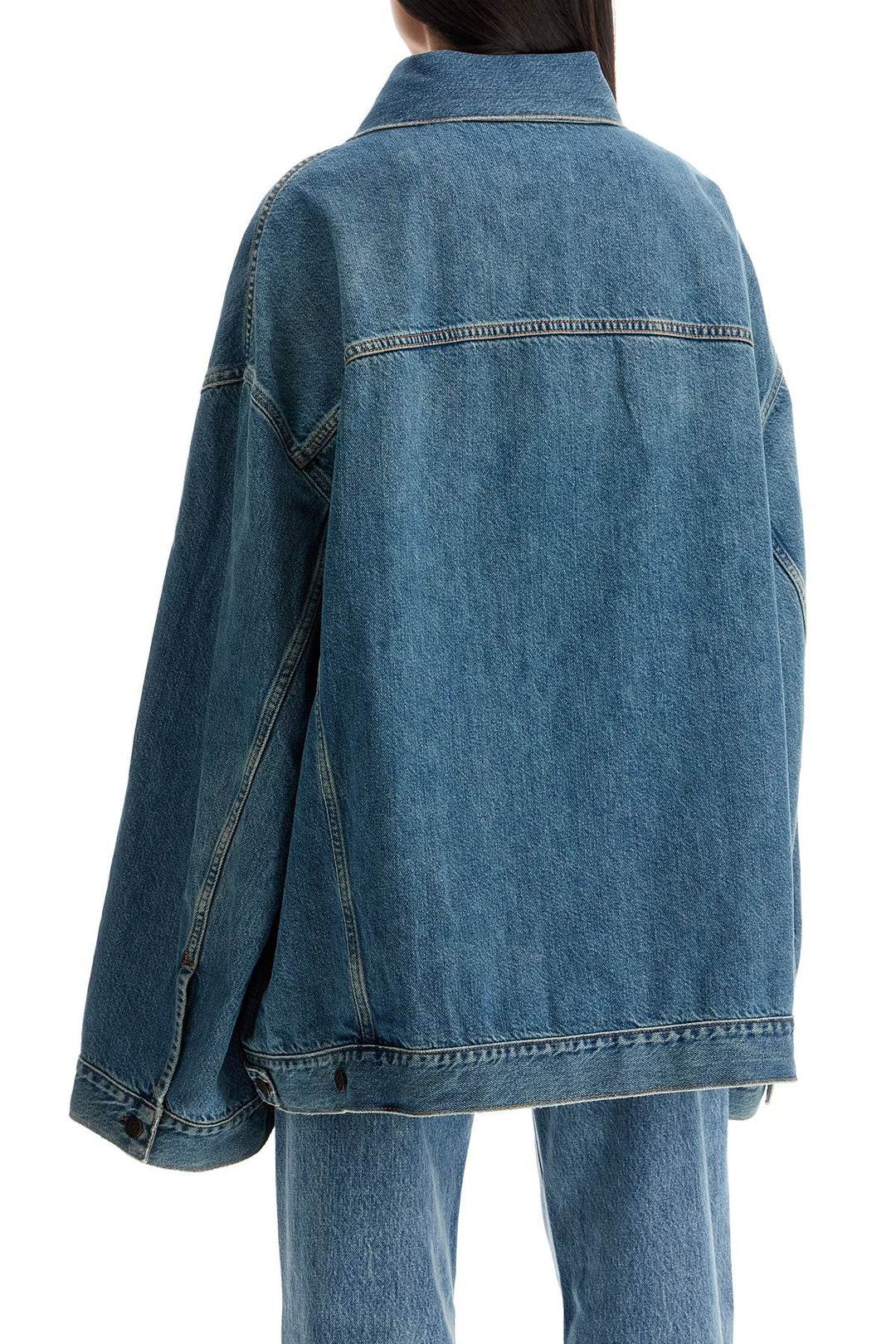 Giacca Oversize In Denim Janet