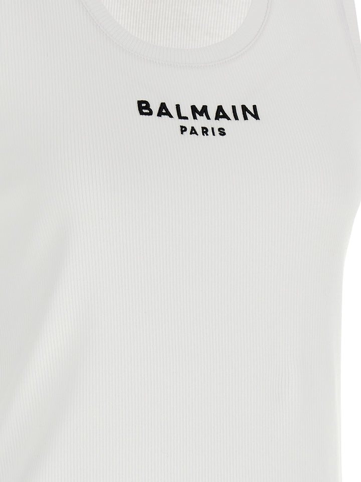 Balmain Balmain Paris Tops - White | 9c99dee64bc2d83a3194a14836eb9f4c321fe26a